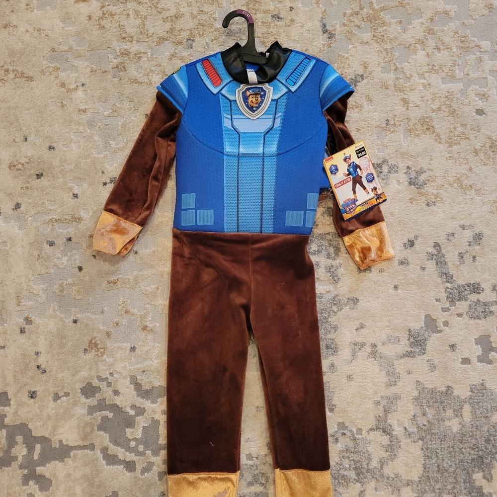 NWT Paw Patrol "Chase" Costume 3T/4T